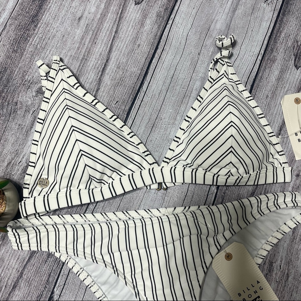 NWT 2 Pc Billabong Easy On Me Bikini Top+ Botom Bikini Set - Picture 10 of 11